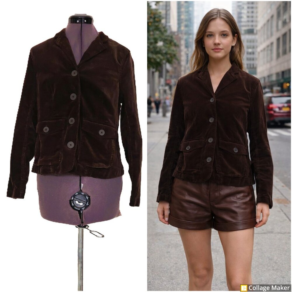 Relativity cordoroy brown blazer. Size PS. 98% Cotton,  2% Spandex.